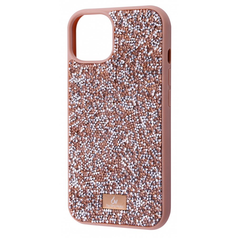 

Чехол Bling World ROCK DIAMOND для iPhone 13 rose gold