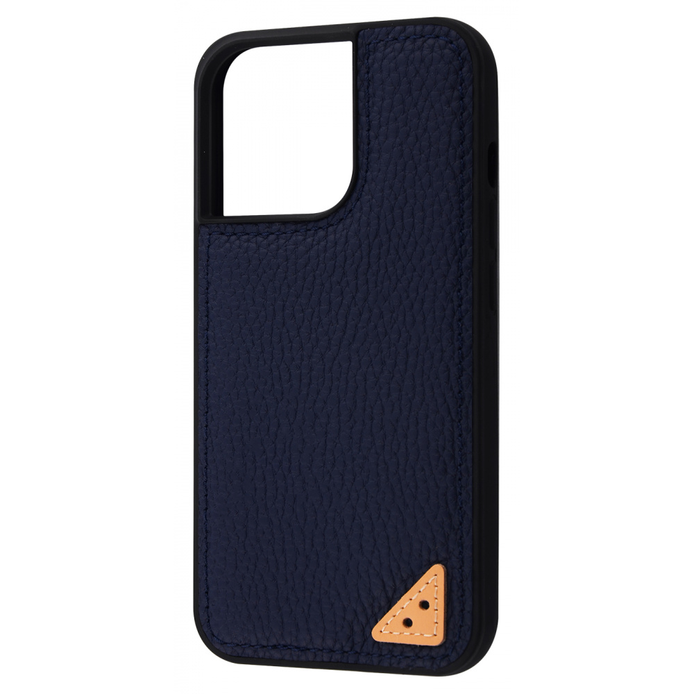 

Чехол Melkco Premium Leather Case для iPhone 13 blue