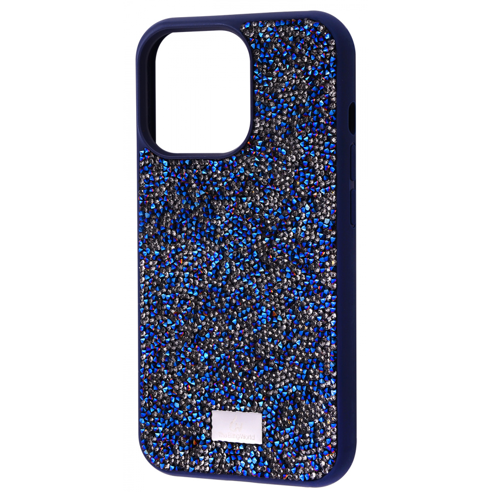 

Чехол Bling World ROCK DIAMOND для iPhone 13 Pro navy