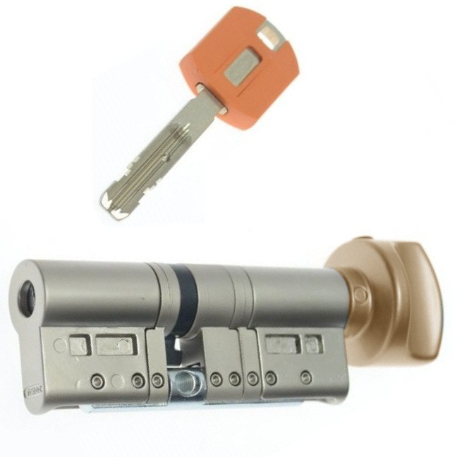 

Цилиндр TOKOZ PRO 140 70x70Т (Бронза) ключ/тумблер