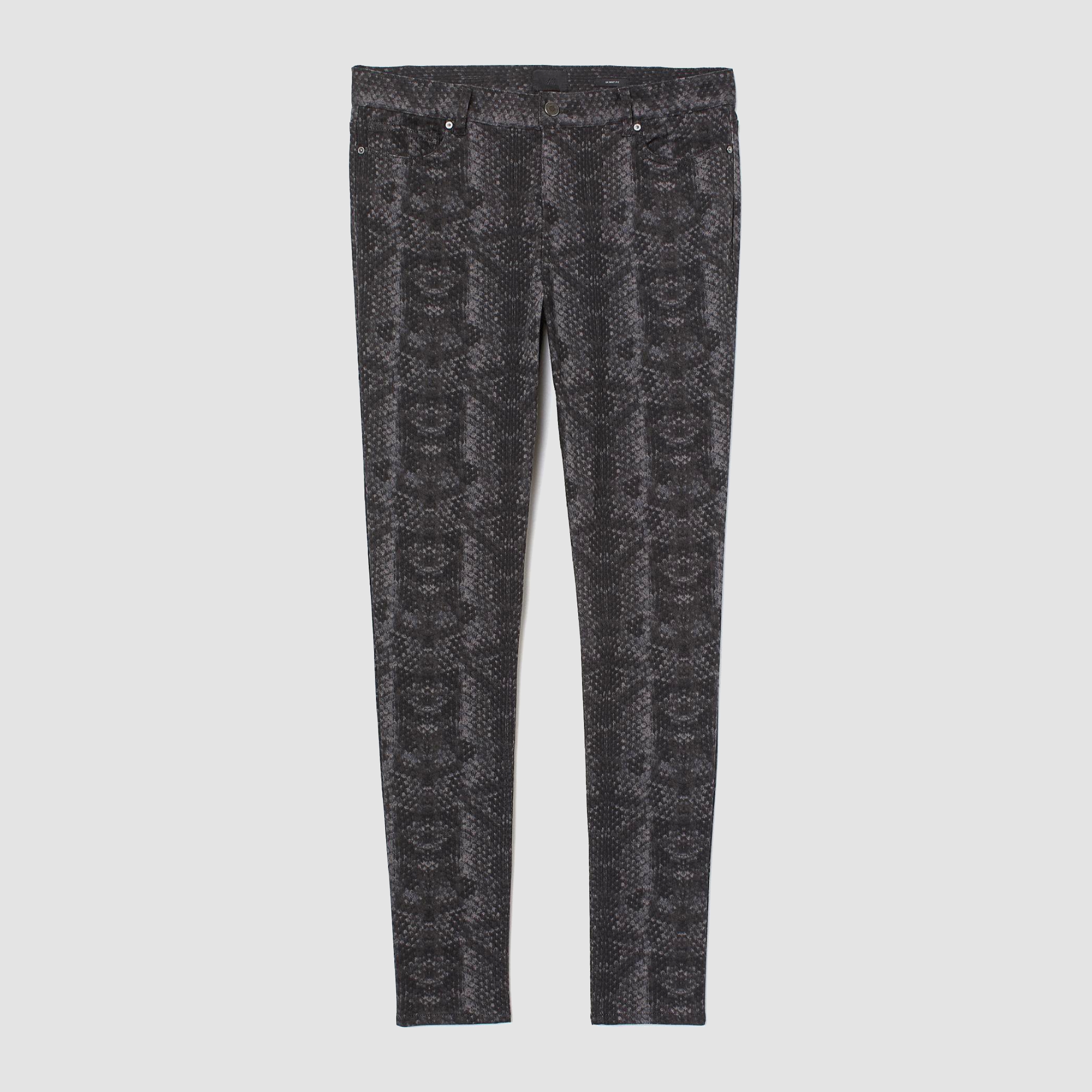 

Брюки H&M XAZ235589NGRS 32/34 Черные в серые узоры