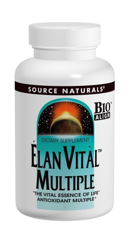 

Витамины Source Naturals Elan Vital 30 таблеток (333942)