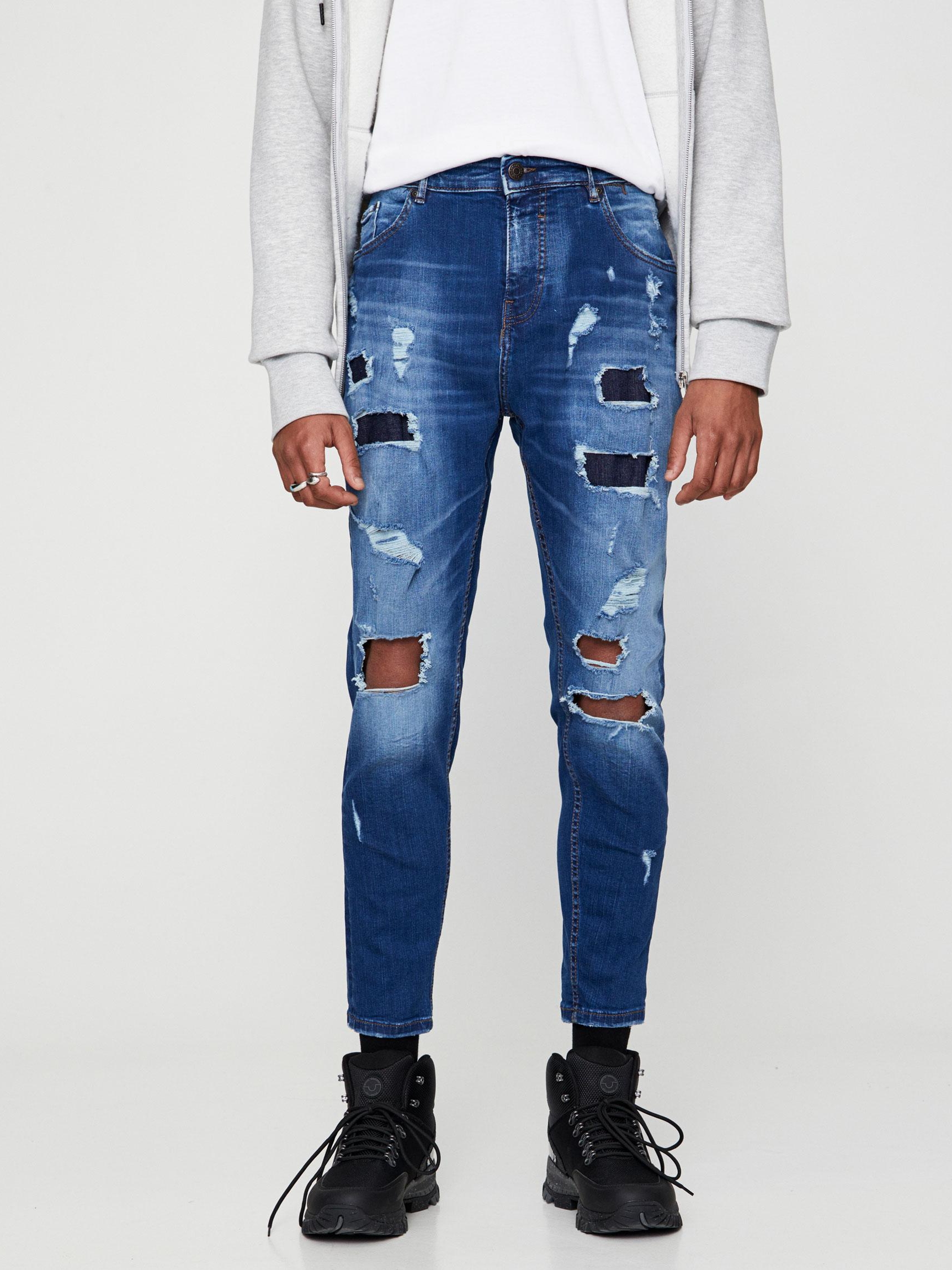 

Джинсы Pull & Bear XAZ240764TLKV 46 Сине-голубые
