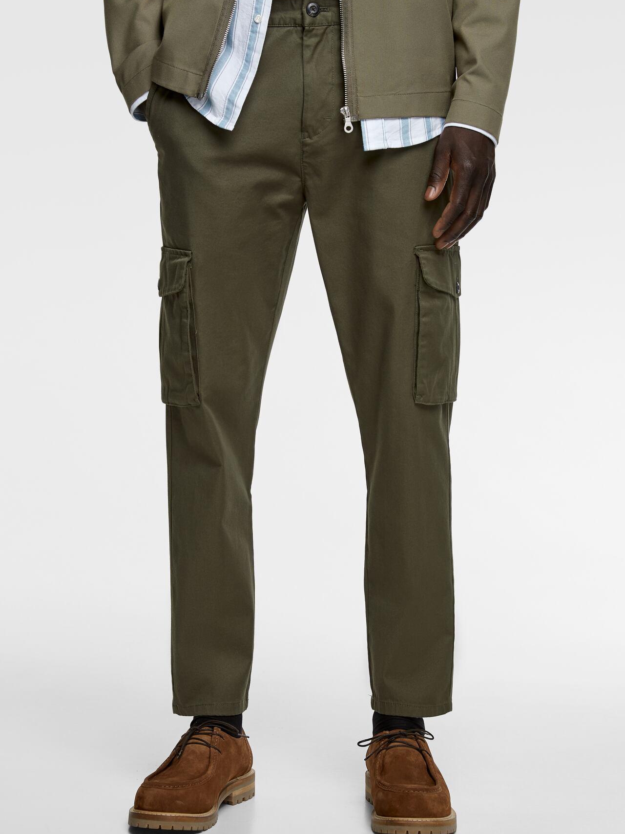 

Брюки Zara XAZ244738IIIR  Болотные, Брюки Zara XAZ244738IIIR 46 Болотные