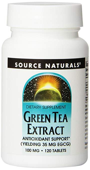 

Антиоксидант Source Naturals Green tea 100 мг 120 таблеток (333975)