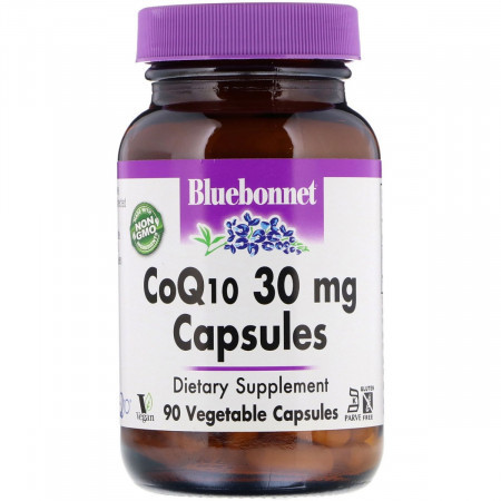 

Коэнзим Bluebonnet Nutrition Coenzyme Q10 30 мг 90 капсул (333052)