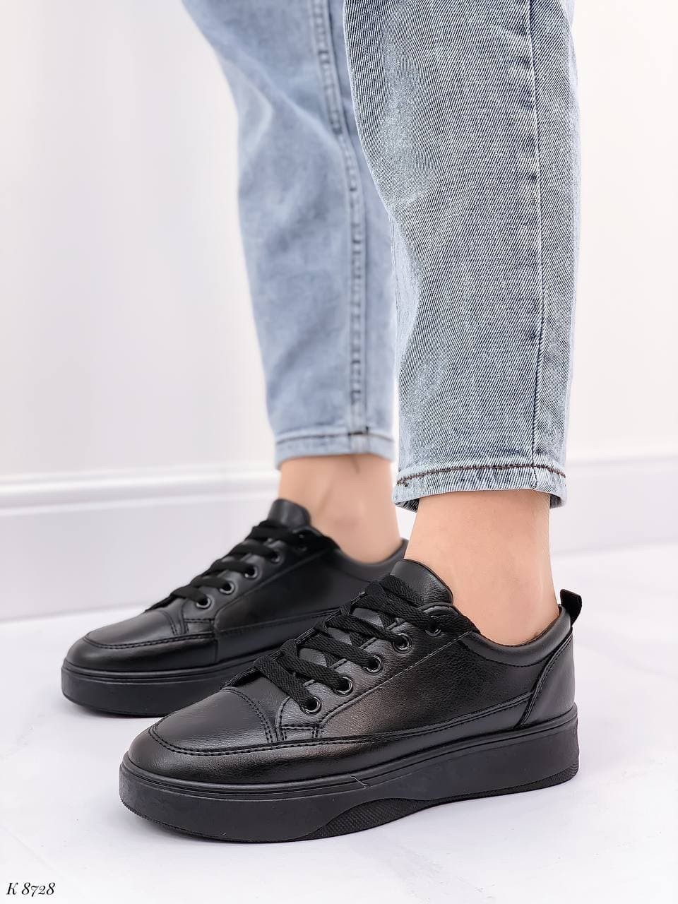

Кроссовки Женские 40 (8728) 24 см Черные