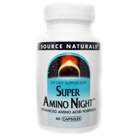 

Аминокислота Source Naturals Super Amino Night 60 капсул (333921)