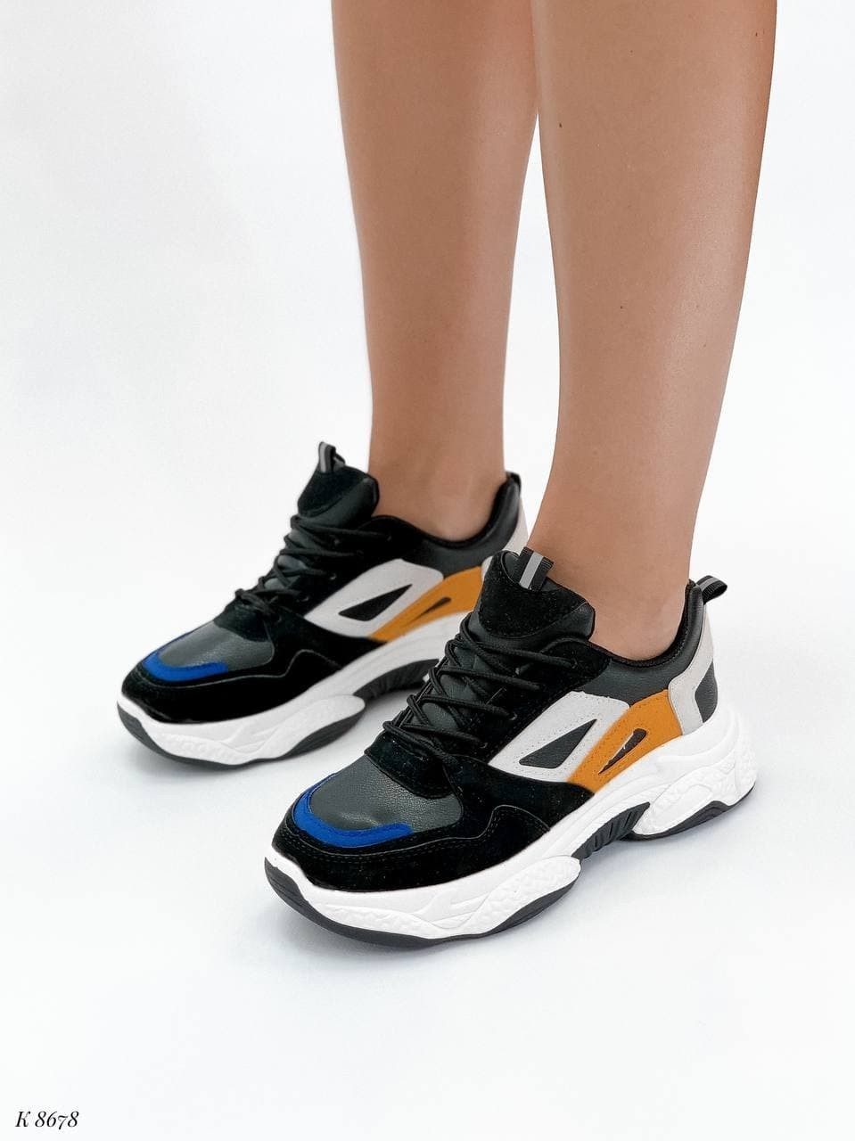 

Кроссовки Женские Luchshie 38 (8678) 24 см Черные
