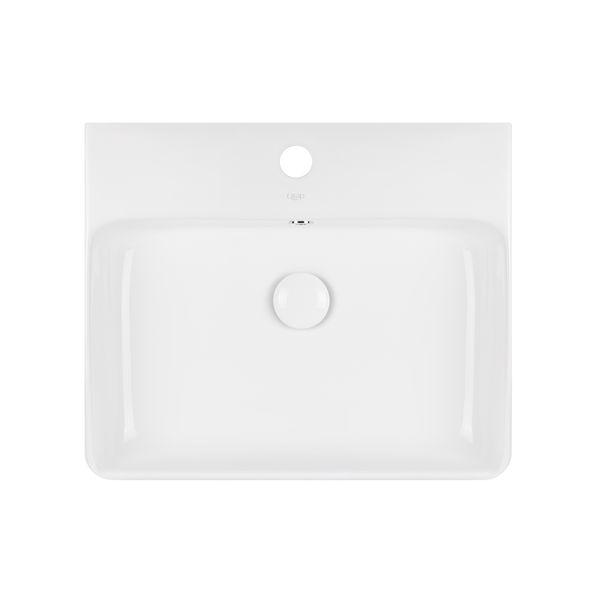 

Раковина Qtap Nando 500х420х130 White с донным клапаном QT1211K404AW