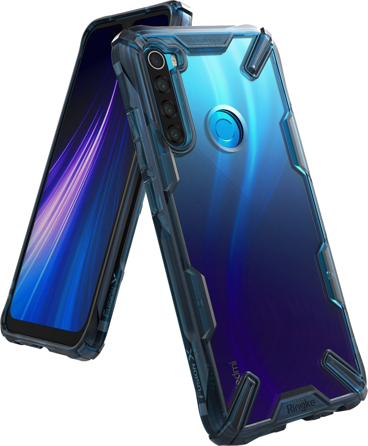 

Панель Ringke Fusion X для Xiaomi Redmi Note 8 Space Blue