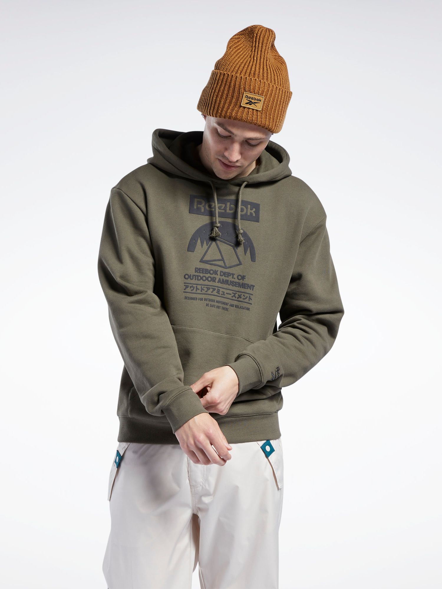 

Худи Reebok Cl Camping Graphic GS4194 XL Armygr
