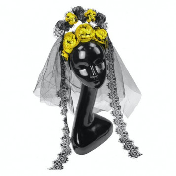 

Обруч Сеньора Амарилья Halloween 20-851BLK-YL