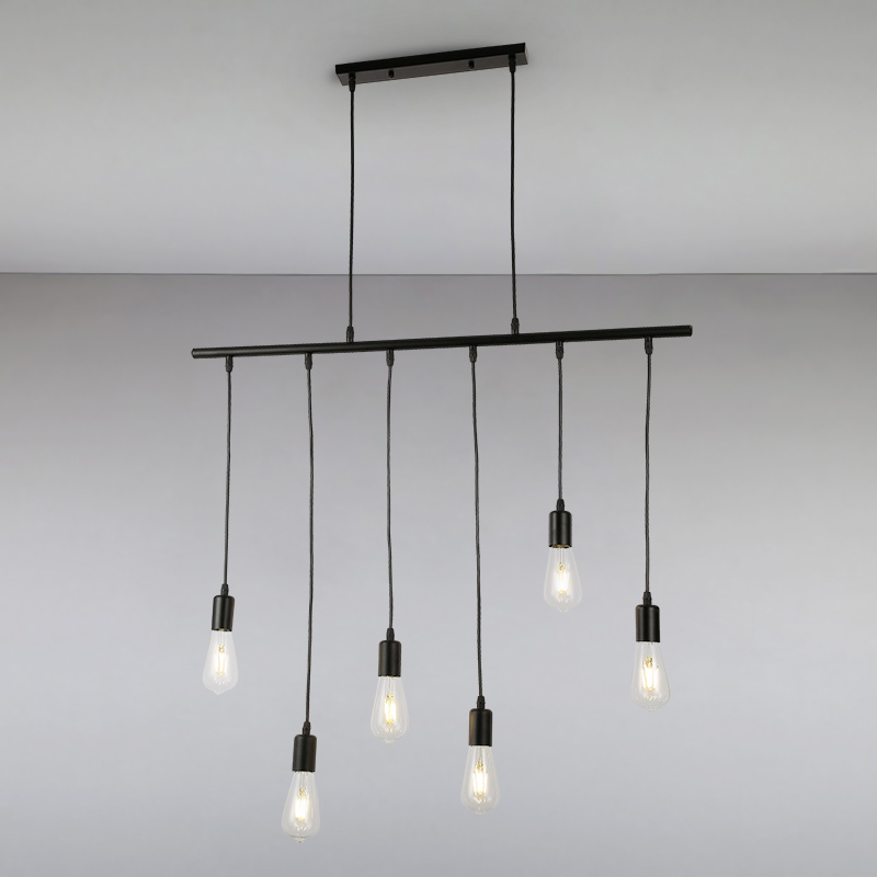 

Люстра подвесная Light House LS-14647-6 BK черный