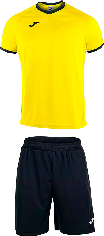 

Футбольная экипировка Joma Academy XL желто-черная (101097.901_XL)