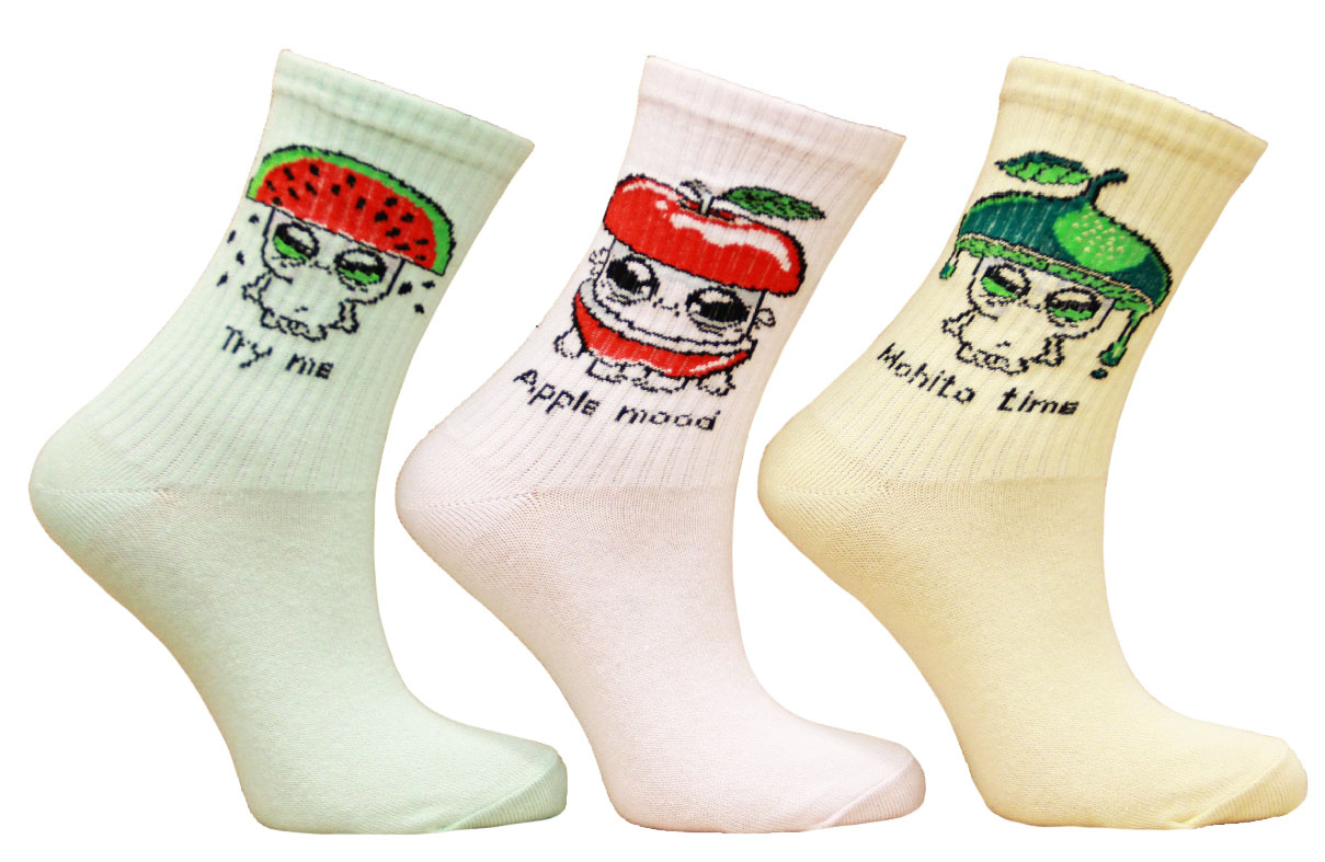

Набір шкарпетки Urban Socks 1214-01 3 пари 36-39 Кольорові