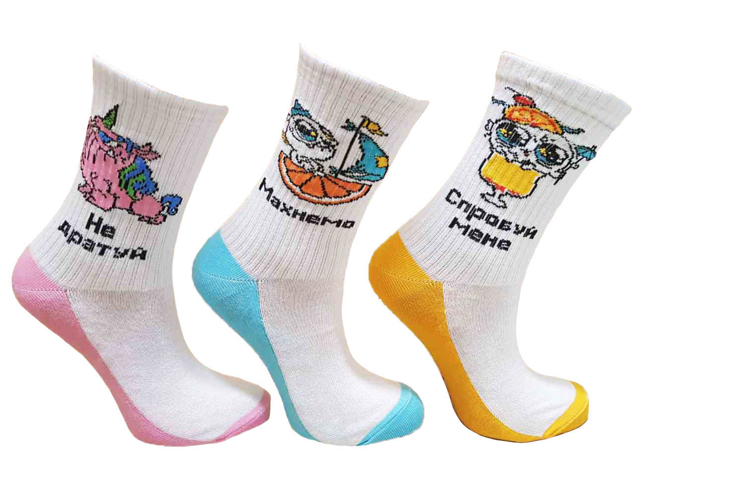 

Набір шкарпетки Urban Socks 1214CH 3 пари 36-39 Білі