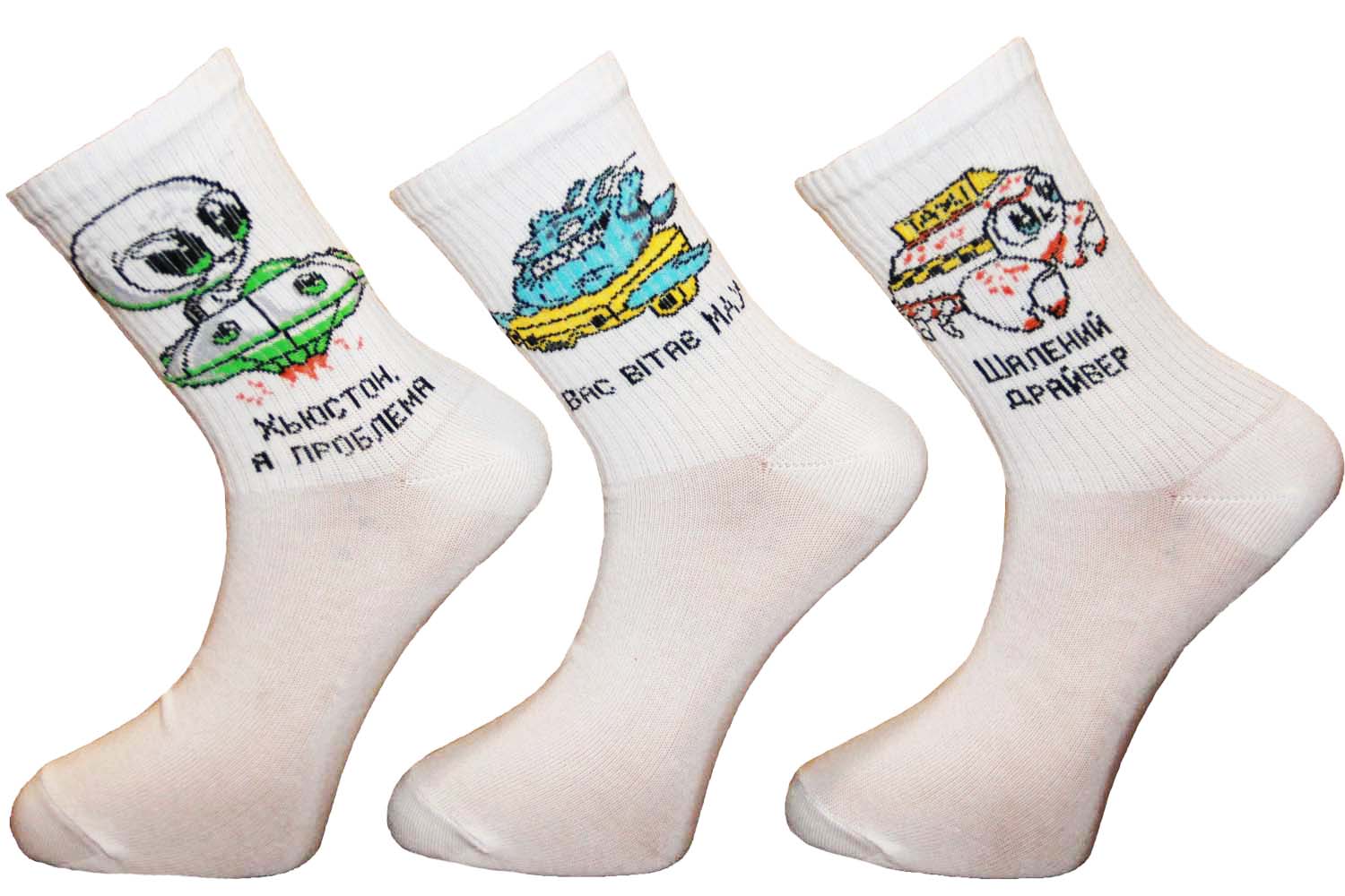 

Набір шкарпетки Urban Socks 1215CH - 3 пари Білі, Набір шкарпетки Urban Socks 1215CH 40-45 3 пари Білі