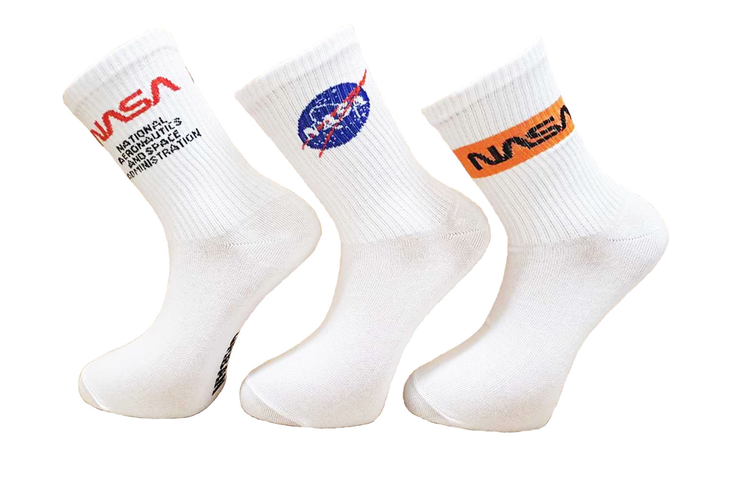 

Набір шкарпетки Urban Socks 1215NASA - 3 пари Білі, Набір шкарпетки Urban Socks 1215NASA 40-45 3 пари Білі