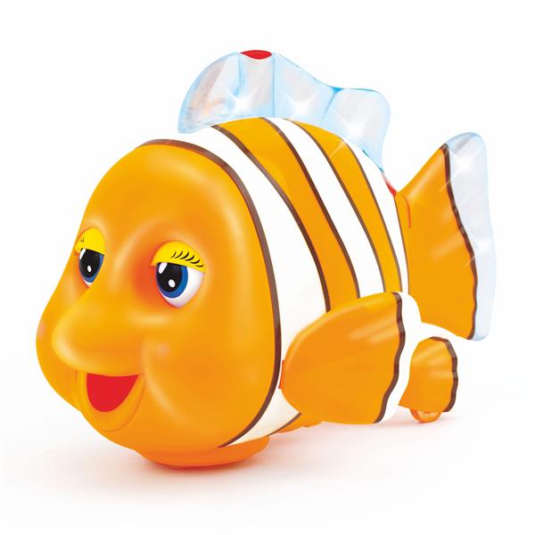 

Музыкальная игрушка Huile Toys Рыбка-клоун двигается, издает мелодии и звуки моря 998