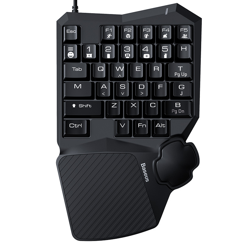 

Игровая проводная Клавиатура BASEUS GAMO One-Handed Gaming Keyboard GK01 с подсветкой механическая