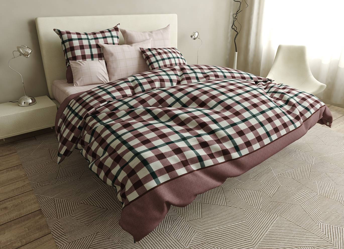 

Пододеяльник MirSon Бязь Premium 17-0364 Djibouti 220x240