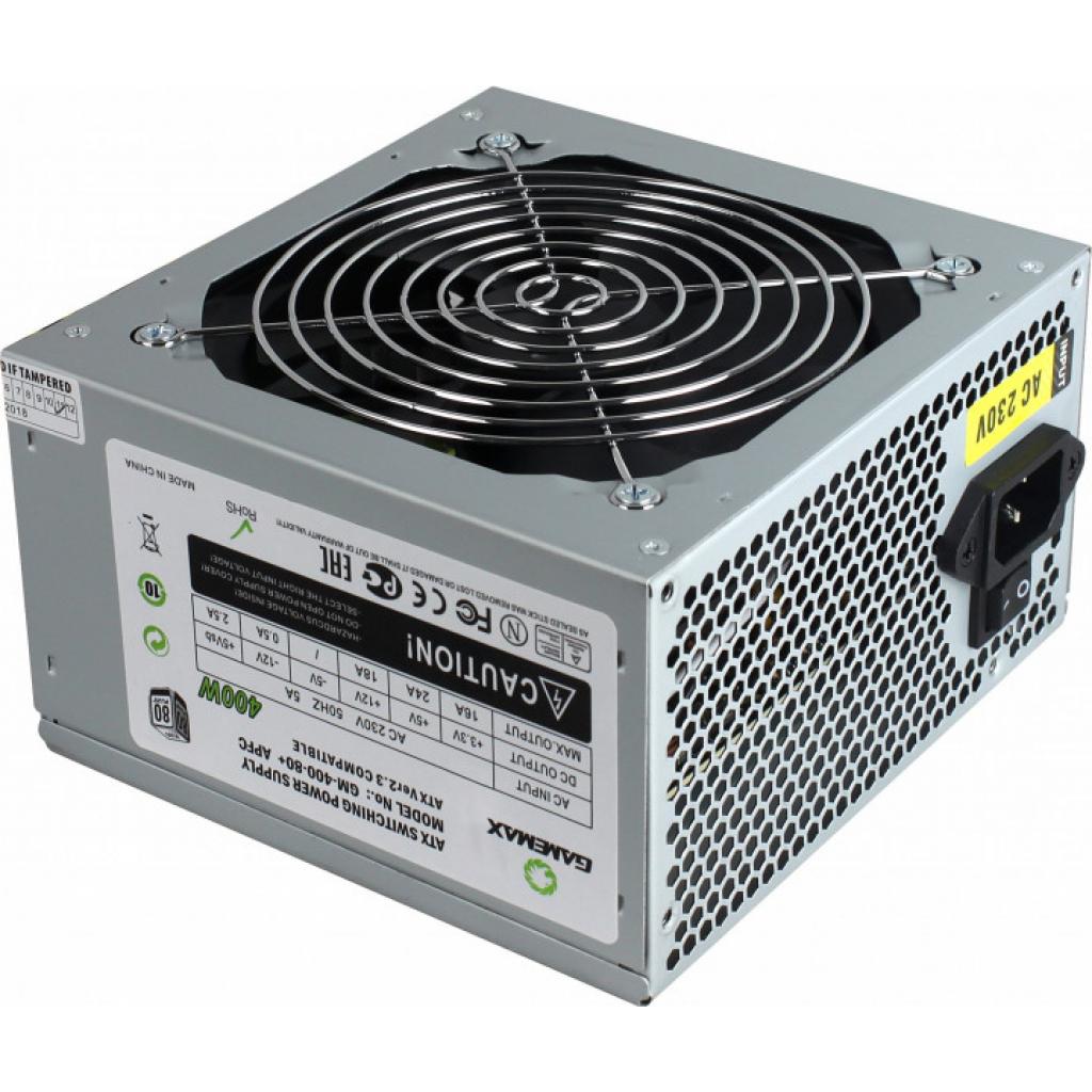 

Блок питания Gamemax 400W (GM-400W-80+APFC)