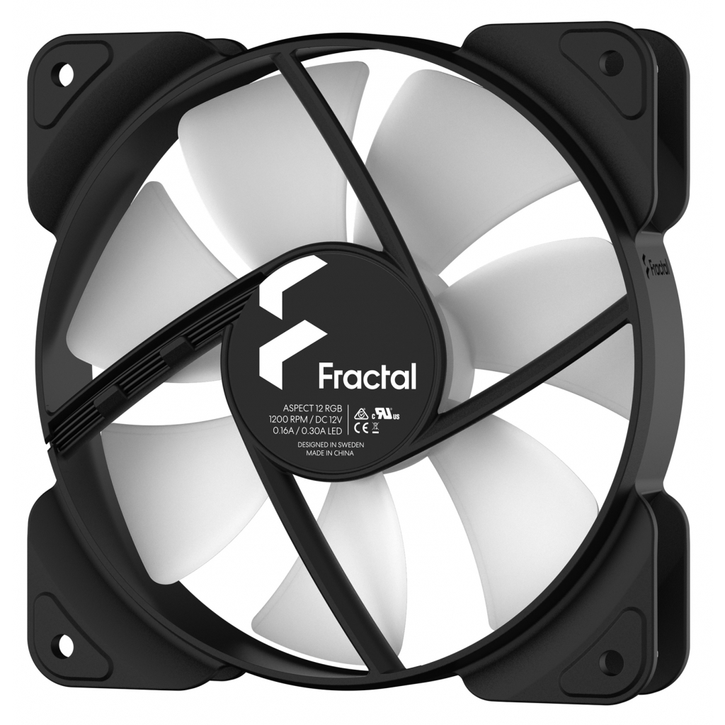 

Кулер для корпуса Fractal Design Aspect 12 RGB Black Frame (FD-F-AS1-1204)