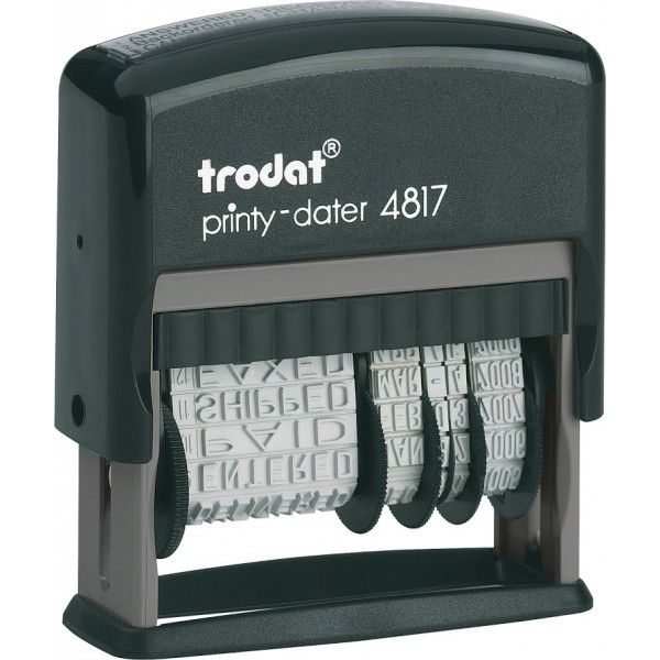 

Датер Trodat 4817 3,8мм украинский Черный