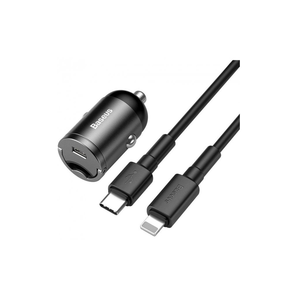 

Зарядное устройство Baseus Tiny Star Mini PPS 30W Type-C grey + cable Type-C to Lightni (TZVCHX-0G)