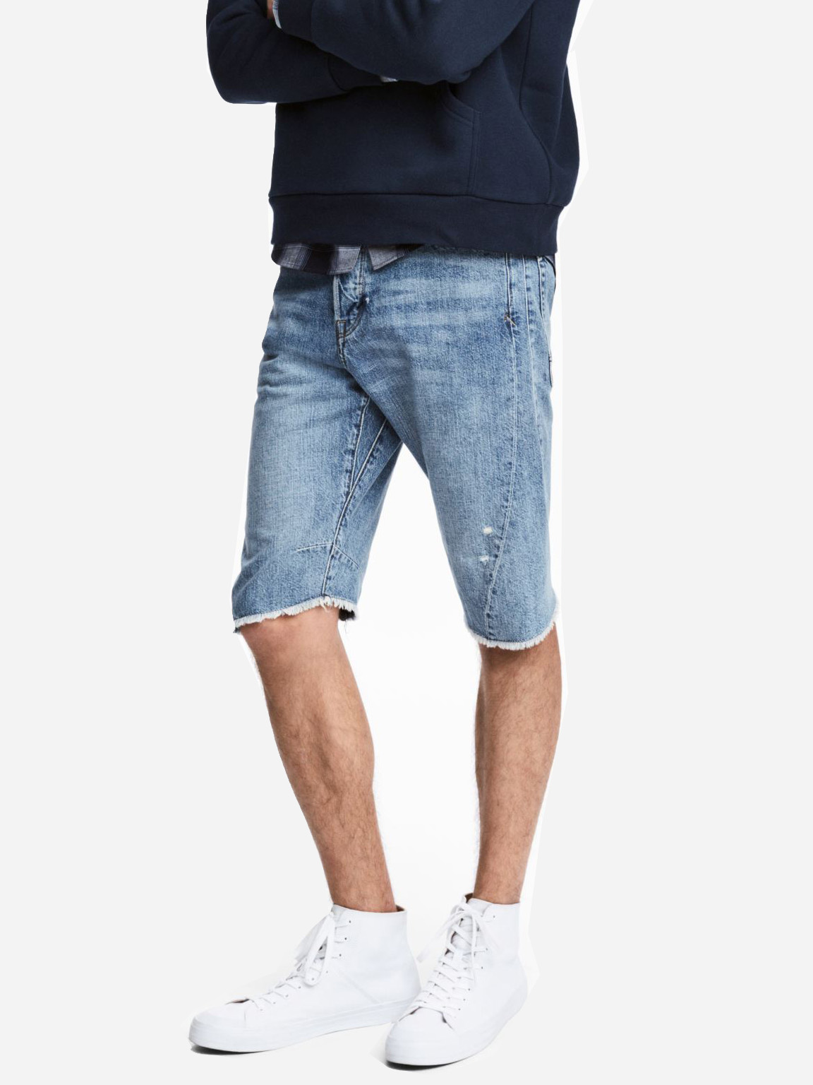 

Джинсовые шорты H&M 0467045-5 S Голубые(СА2000001504369)