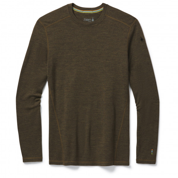 

Термофутболка с длинным рукавом мужская Smartwool Men's Merino 250 Baselayer Crew Boxed, Military Olive Heather, M, (SW 16350.D12-M)