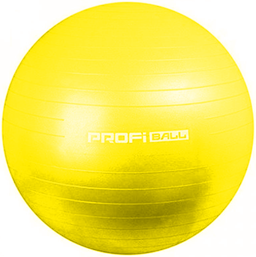 

Мяч для фитнеса ProfiBall 85см Усиленный Жёлтый (AB-017)