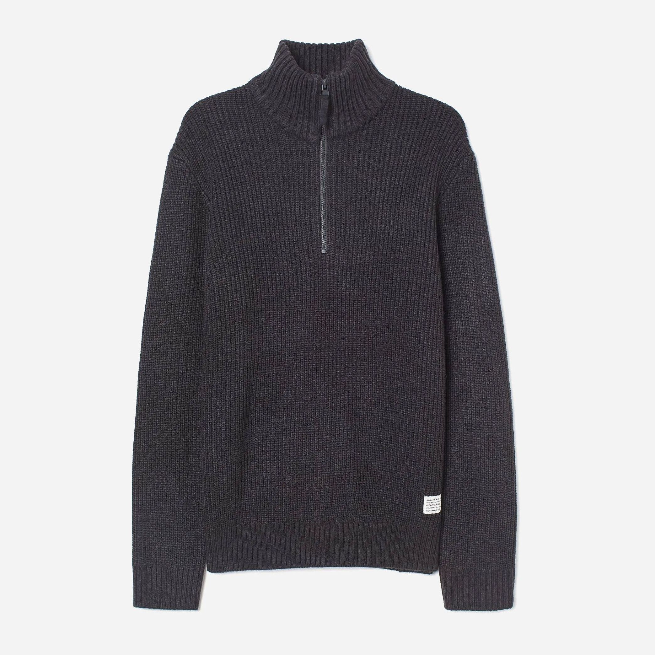 

Свитер H&M 709-9108302 L Черный