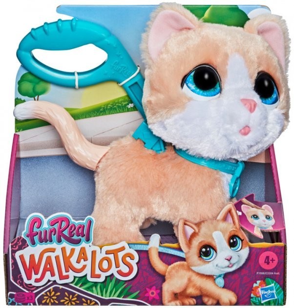 

Интерактивная игрушка Hasbro Furreal Friends Большой питомец на поводке Кот