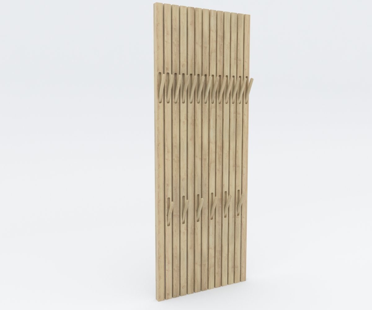 

Настенная вешалка WoodGood Solo 40*40*2000 мм ясень SLT.S 3007