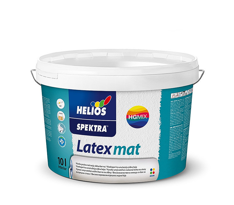

Краска стойкая к митью HELIOS SPEKTRA LATEX (ХЕЛИОС СПЕКТРА ЛАТЕКС) 10л матовая