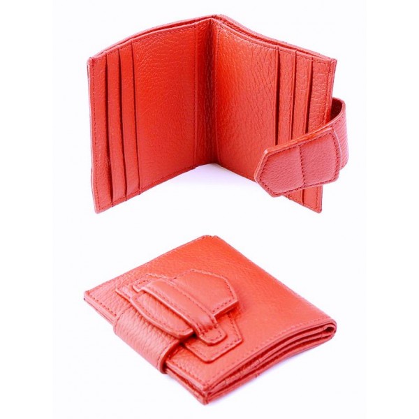 

Женский кошелек кожа Wcash 1773-1803 Orange Red