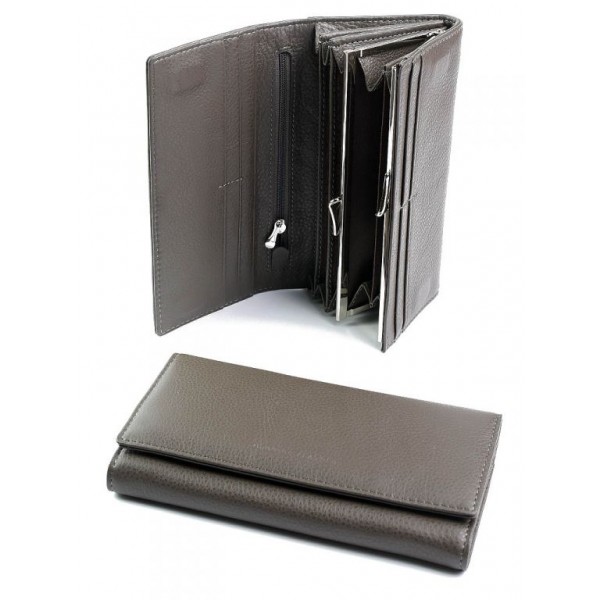 

Кошелек из натуральной кожи Wcash A189-9811-6 Gray
