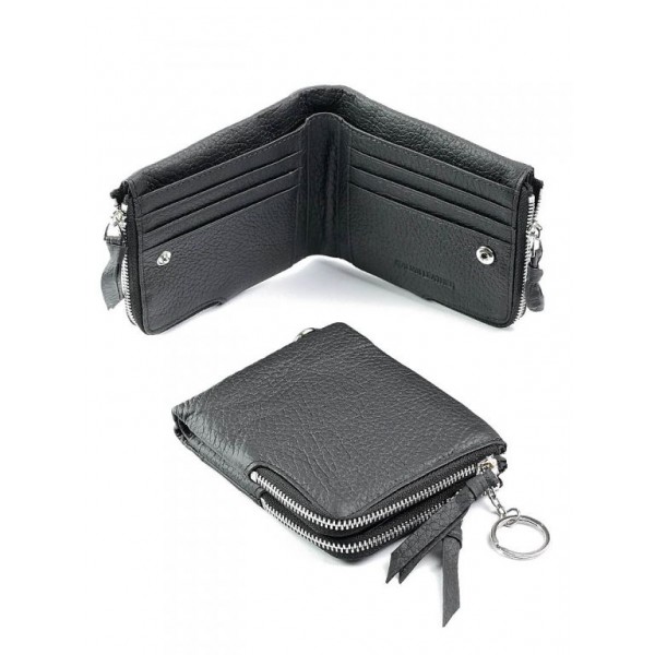 

Женский кожаный кошелек Wcash 1580-1450 Black