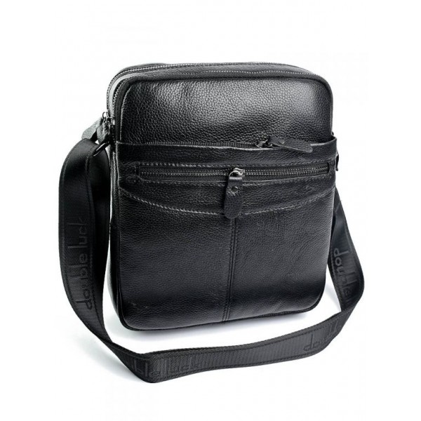 

Сумка мужская из натуральной кожи BagMan 2217 Black