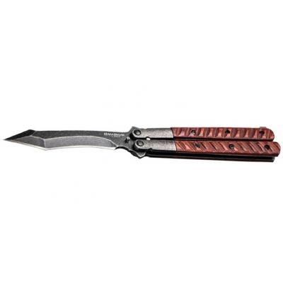 

Нож Boker Magnum Balisong Wood Tanto (06EX404)