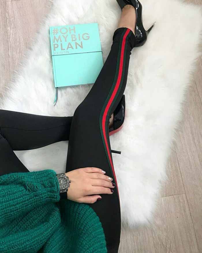 

Fashions • Лосины женские Лампас Fashions 48 черный (№132-ол)