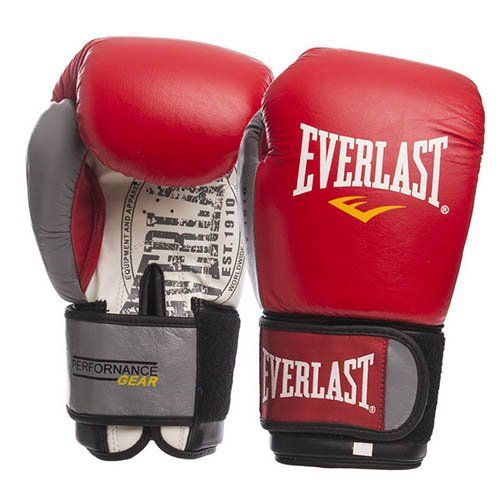 

Перчатки боксерские EV-009B Everlast 10oz Красный (37409059)