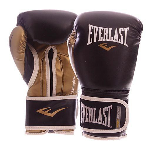 

Перчатки боксерские Powerlock P00000723 Everlast 14oz Черно-золотой (37409055)