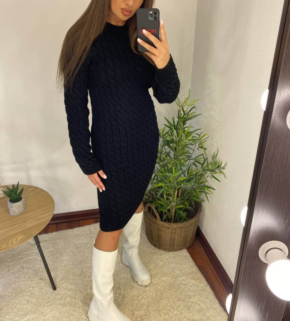 

Fashions • Платье женское вязаное Vishnya Fashions  черный (2836-нс, Fashions • Платье женское вязаное Vishnya Fashions 42-48 черный (2836-нс)