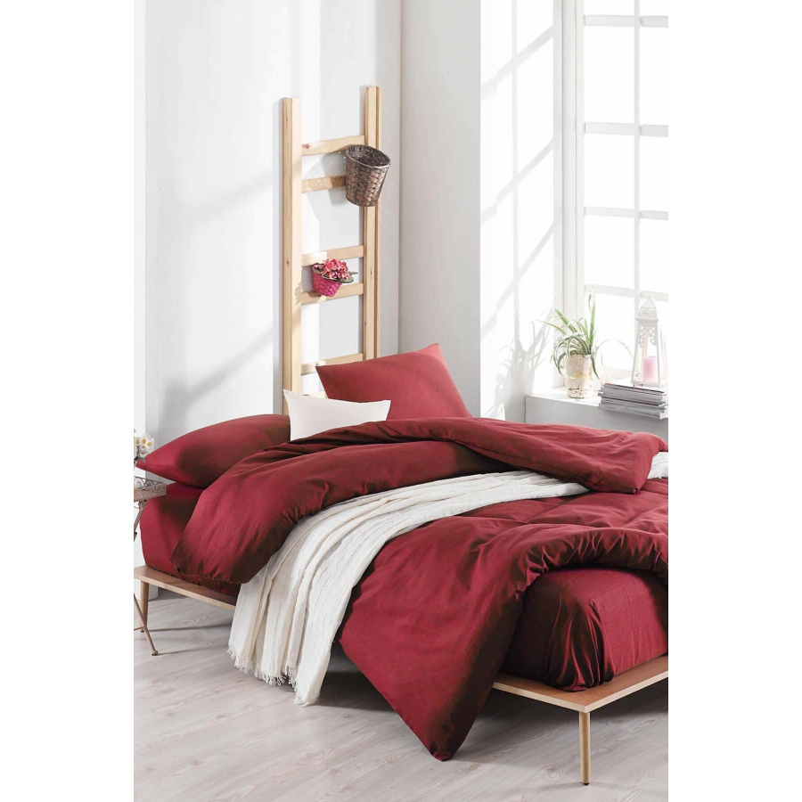 

Постельное белье Eponj Home Paint - D.Boya Bordo ранфорс евро (svt-2000022293440)