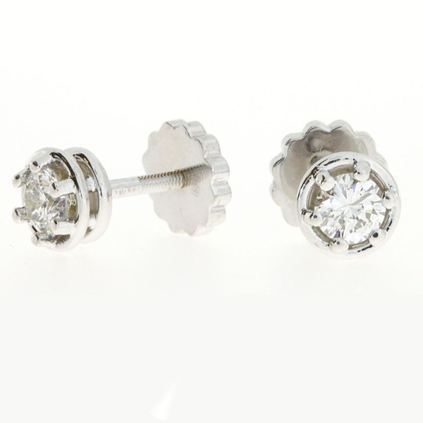 

Золотые серьги с бриллиантами "Миа" W 0115