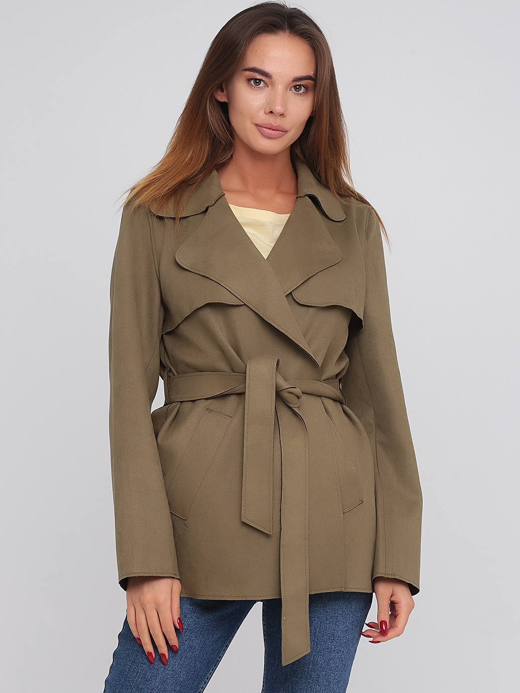 

Плащ H&M 0852103_хаки  Хаки, Плащ H&M 0852103_хаки XS Хаки