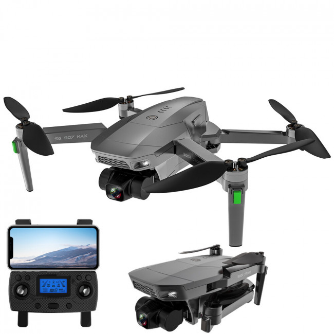 

Квадрокоптер SG907 MAX с GPS, камера 4К из 3-х осевой стабилизацией, БК моторы, время полета до 25 м